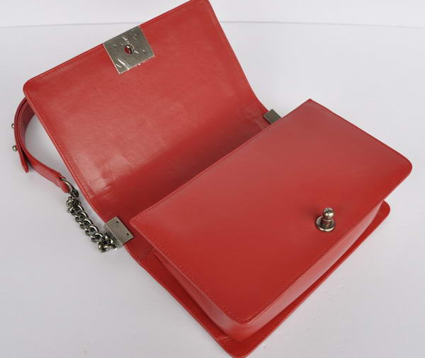 Chanel Le Boy Flap Shoulder Bag A67086 Red Chanel Le Boy Flap Shoulder Bag A67086 Red