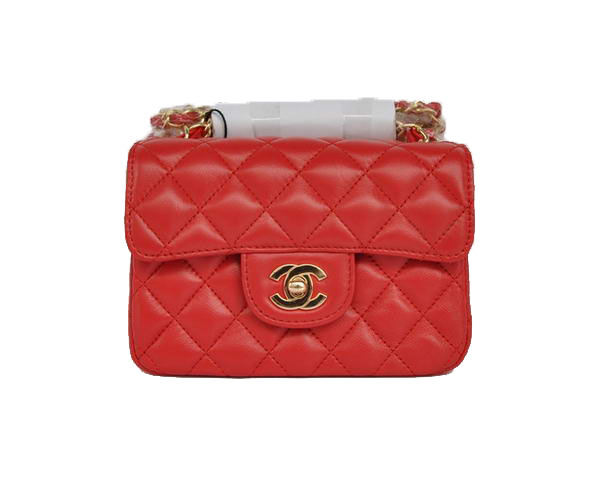 Cheap Chanel Classic mini Flap Bag 1115 Red Sheepskin Golden Hardware Cheap Chanel Classic mini Flap Bag 1115 Red Sheepskin Golden Hardware