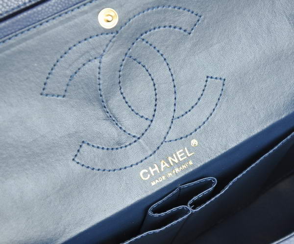 Cheap Chanel 2.55 Series Flap Bag 1113 Blue Leather Golden Hardware Cheap Chanel 2.55 Series Flap Bag 1113 Blue Leather Golden Hardware