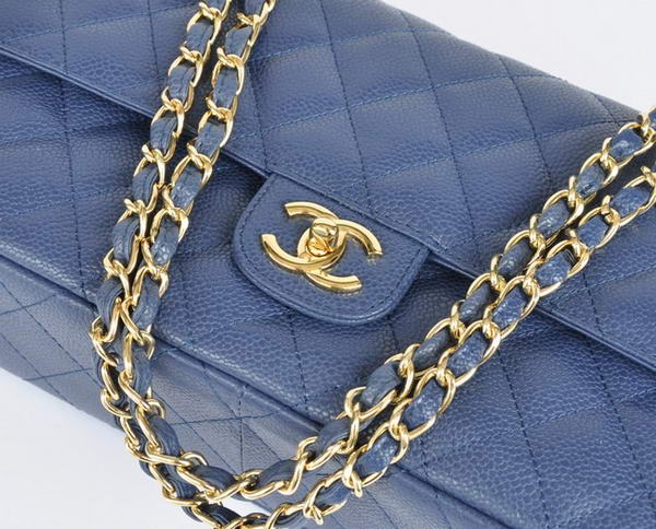 Cheap Chanel 2.55 Series Flap Bag 1113 Blue Leather Golden Hardware Cheap Chanel 2.55 Series Flap Bag 1113 Blue Leather Golden Hardware