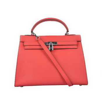 Hermes Kelly 32cm Bags Togo Leather Light Red Hermes Kelly 32cm Bags Togo Leather Light Red