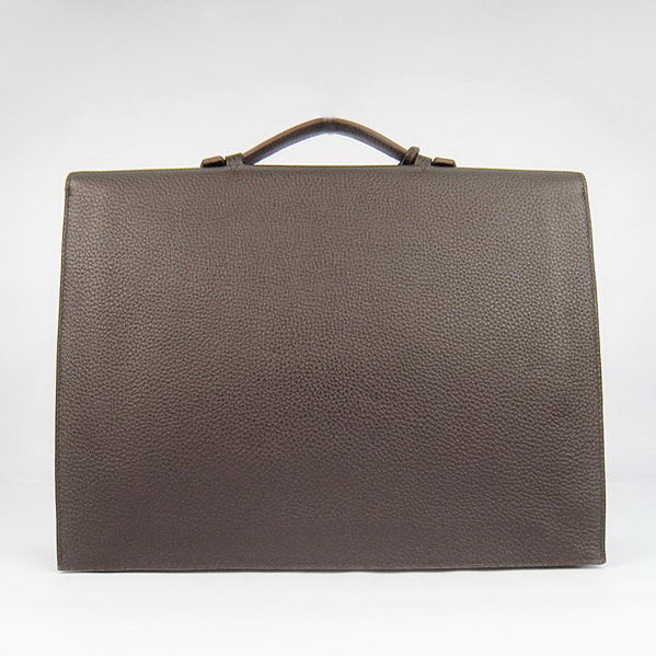 Hermes Sac Depeche 38cm Briefcase Clemence Brown Hermes Sac Depeche 38cm Briefcase Clemence Brown