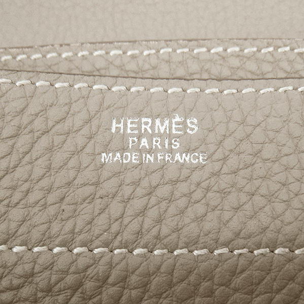 Hermes Sac Depeche 38cm Briefcase Clemence Grey Hermes Sac Depeche 38cm Briefcase Clemence Grey