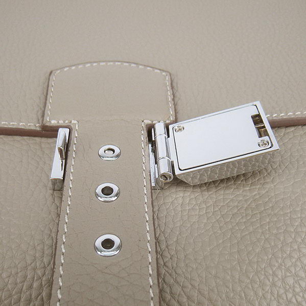 Hermes Sac Depeche 38cm Briefcase Clemence Grey Hermes Sac Depeche 38cm Briefcase Clemence Grey