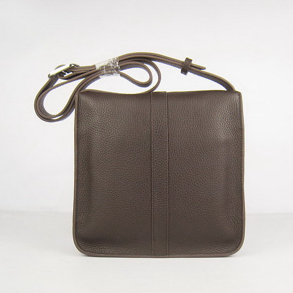 Hermes Deep-Coffee Cow Leather Messenger Bags H2811 Hermes Deep-Coffee Cow Leather Messenger Bags H2811