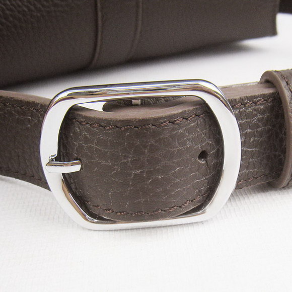 Hermes Deep-Coffee Cow Leather Messenger Bags H2811 Hermes Deep-Coffee Cow Leather Messenger Bags H2811