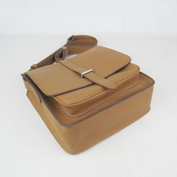 Hermes Light-Coffee Cow Leather Messenger Bags H2811 Hermes Light-Coffee Cow Leather Messenger Bags H2811
