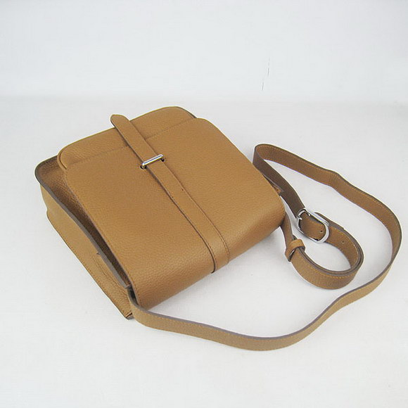 Hermes Light-Coffee Cow Leather Messenger Bags H2811 Hermes Light-Coffee Cow Leather Messenger Bags H2811