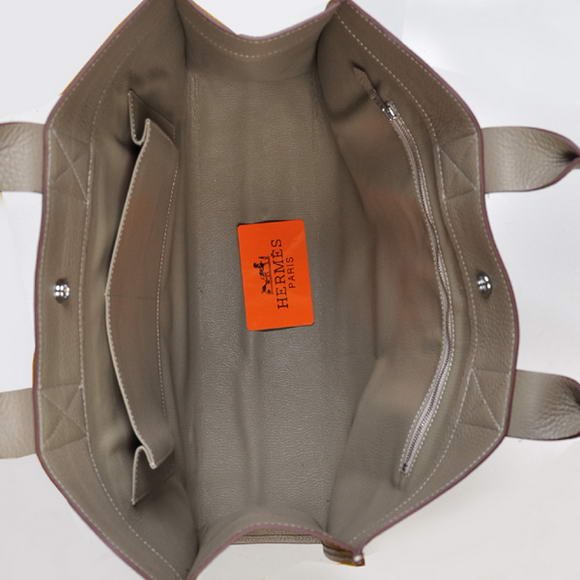 Hermes Briefcase 40CM Clemence Leather Bag Grey Hermes Briefcase 40CM Clemence Leather Bag Grey