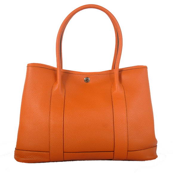 Hermes Garden Party 36CM Bag Clemence Orange Hermes Garden Party 36CM Bag Clemence Orange