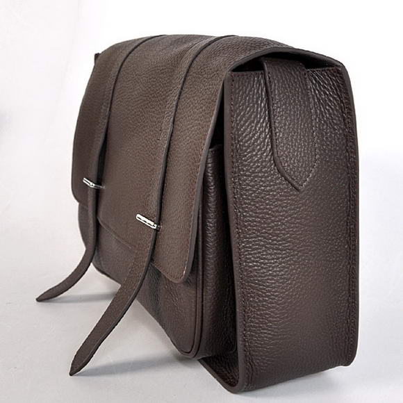 Hermes Steve 32CM Mens Bag Clemence Brown Hermes Steve 32CM Mens Bag Clemence Brown