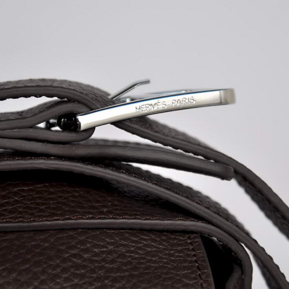 Hermes Steve 32CM Mens Bag Clemence Brown Hermes Steve 32CM Mens Bag Clemence Brown
