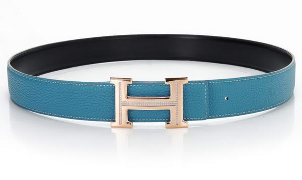 Hermes Belts Original Leather Diamond Everose Blue Hermes Belts Original Leather Diamond Everose Blue