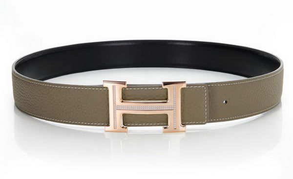 Hermes Belts Original Leather Diamond Everose Khaki Hermes Belts Original Leather Diamond Everose Khaki