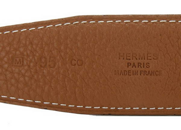 Hermes Belts Original Leather Diamond Everose Ochre Hermes Belts Original Leather Diamond Everose Ochre
