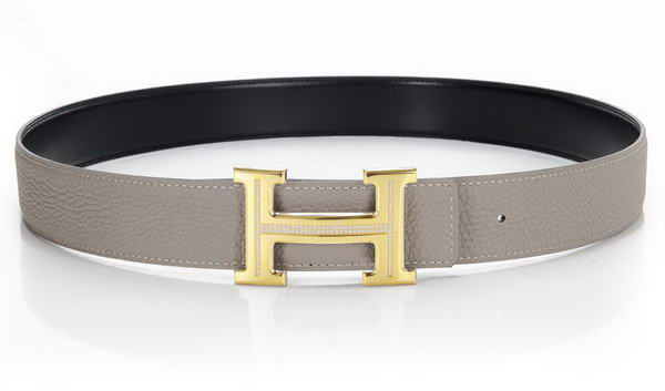 Hermes Belts Original Leather Diamond Golden Grey Hermes Belts Original Leather Diamond Golden Grey