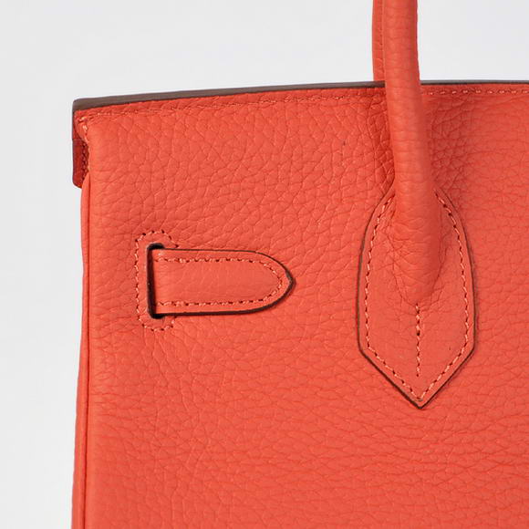 Hermes Birkin 30CM Tote Bags Pompadour Grain Leather Gold Hermes Birkin 30CM Tote Bags Pompadour Grain Leather Gold