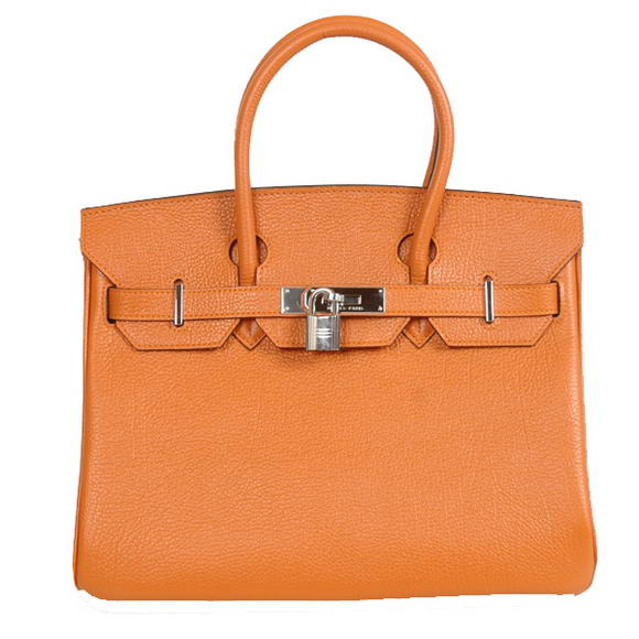 Hermes Birkin 30CM Tote Bags Smooth Togo Leather Orange Hermes Birkin 30CM Tote Bags Smooth Togo Leather Orange