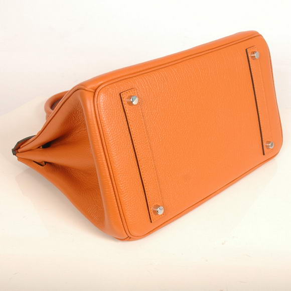 Hermes Birkin 30CM Tote Bags Smooth Togo Leather Orange Hermes Birkin 30CM Tote Bags Smooth Togo Leather Orange