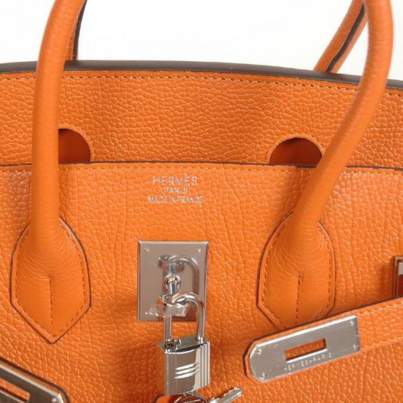 Hermes Birkin 30CM Tote Bags Smooth Togo Leather Orange Hermes Birkin 30CM Tote Bags Smooth Togo Leather Orange