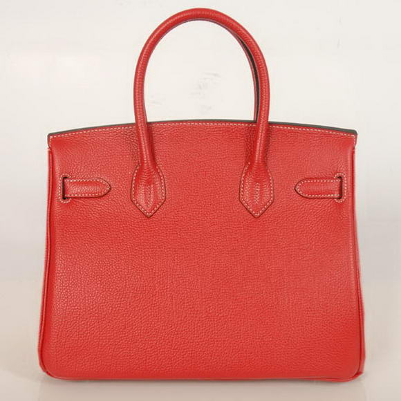 Hermes Birkin 30CM Tote Bags Smooth Togo Leather Red Hermes Birkin 30CM Tote Bags Smooth Togo Leather Red