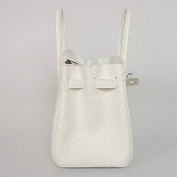 Hermes Birkin 30CM Tote Bags Smooth Togo Leather White