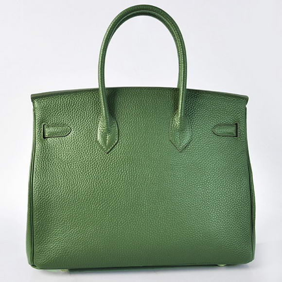 Hermes Birkin 35CM Tote Bags Togo Leather Amy Green Silver Hermes Birkin 35CM Tote Bags Togo Leather Amy Green Silver
