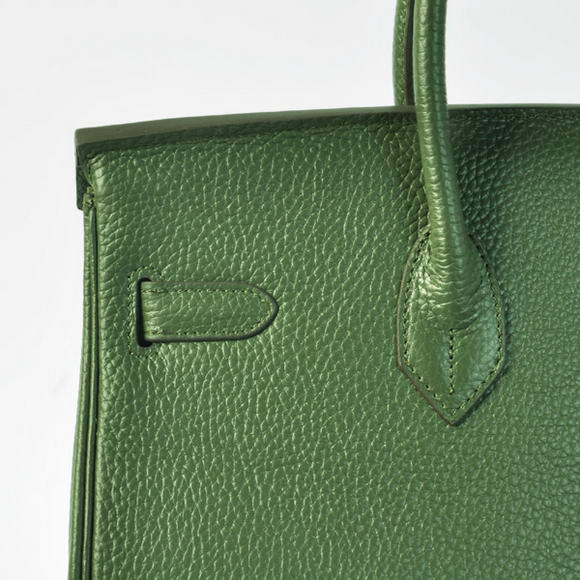 Hermes Birkin 35CM Tote Bags Togo Leather Amy Green Silver Hermes Birkin 35CM Tote Bags Togo Leather Amy Green Silver