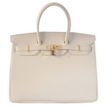 Hermes Birkin 35CM Tote Bags Togo Leather Beige Golden Hermes Birkin 35CM Tote Bags Togo Leather Beige Golden