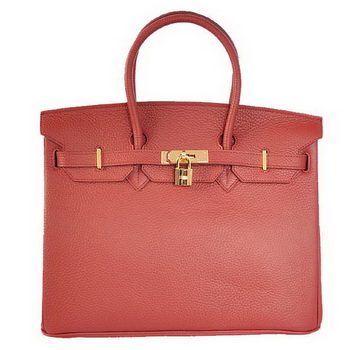 Hermes Birkin 35CM Tote Bags Togo Leather Bordeaux Golden Hermes Birkin 35CM Tote Bags Togo Leather Bordeaux Golden