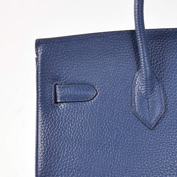 Hermes Birkin 35CM Tote Bags Togo Leather Dark Blue Golden Hermes Birkin 35CM Tote Bags Togo Leather Dark Blue Golden