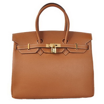 Hermes Birkin 35CM Tote Bags Togo Leather Dark Oceer Golden Hermes Birkin 35CM Tote Bags Togo Leather Dark Oceer Golden