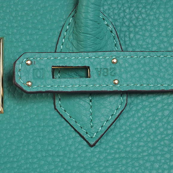 Hermes Birkin 35CM Tote Bags Togo Leather Green Golden Hermes Birkin 35CM Tote Bags Togo Leather Green Golden