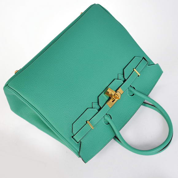 Hermes Birkin 35CM Tote Bags Togo Leather Green Golden Hermes Birkin 35CM Tote Bags Togo Leather Green Golden