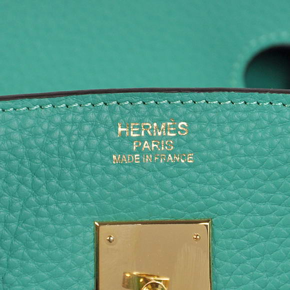 Hermes Birkin 35CM Tote Bags Togo Leather Green Golden Hermes Birkin 35CM Tote Bags Togo Leather Green Golden