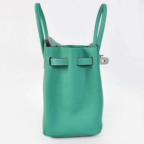 Hermes Birkin 35CM Tote Bags Togo Leather Green Silver Hermes Birkin 35CM Tote Bags Togo Leather Green Silver