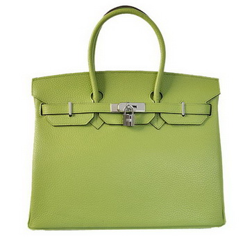 Hermes Birkin 35CM Tote Bags Togo Leather Light Green Silver Hermes Birkin 35CM Tote Bags Togo Leather Light Green Silver
