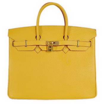 Hermes Birkin 35CM Tote Bags Togo Leather Yellow Golden Hermes Birkin 35CM Tote Bags Togo Leather Yellow Golden