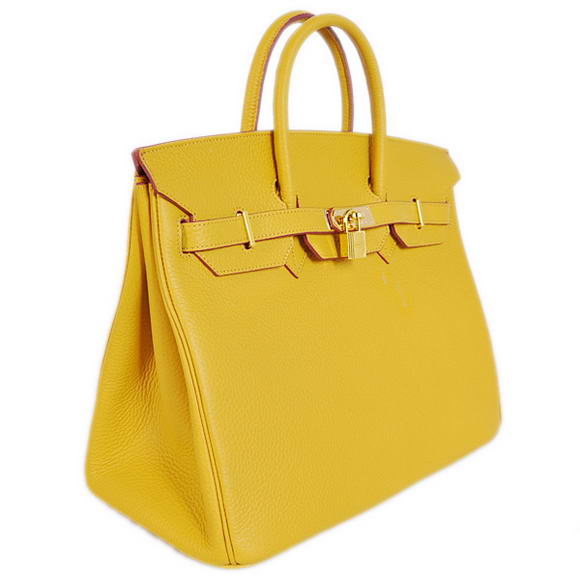 Hermes Birkin 35CM Tote Bags Togo Leather Yellow Golden Hermes Birkin 35CM Tote Bags Togo Leather Yellow Golden