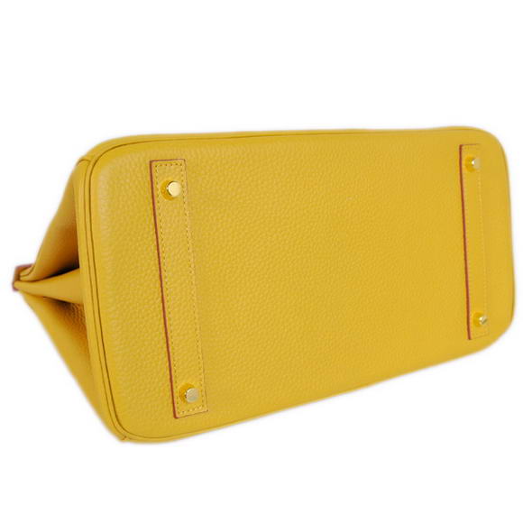 Hermes Birkin 35CM Tote Bags Togo Leather Yellow Golden Hermes Birkin 35CM Tote Bags Togo Leather Yellow Golden