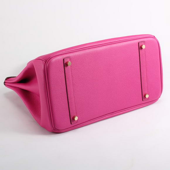 Hermes Birkin 35CM Smooth Leather Handbag 6089 Rose Golden Hermes Birkin 35CM Smooth Leather Handbag 6089 Rose Golden