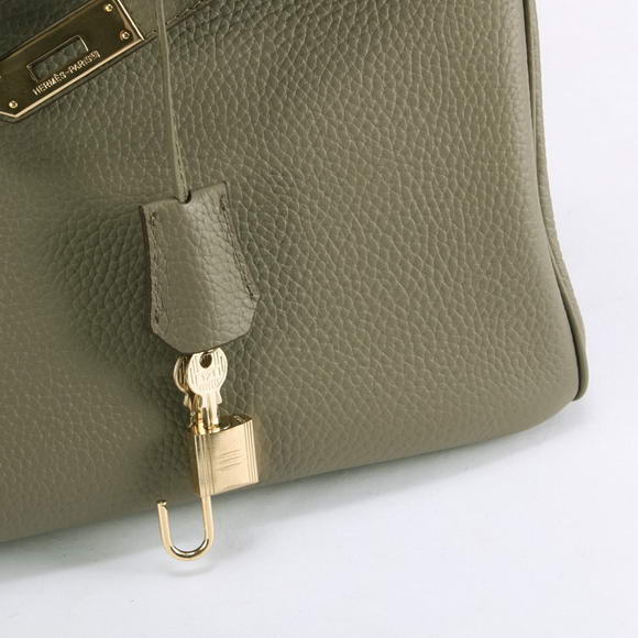 Hermes Birkin 35CM Togo Leather Handbag 6089 Dark Grey Golden Hermes Birkin 35CM Togo Leather Handbag 6089 Dark Grey Golden