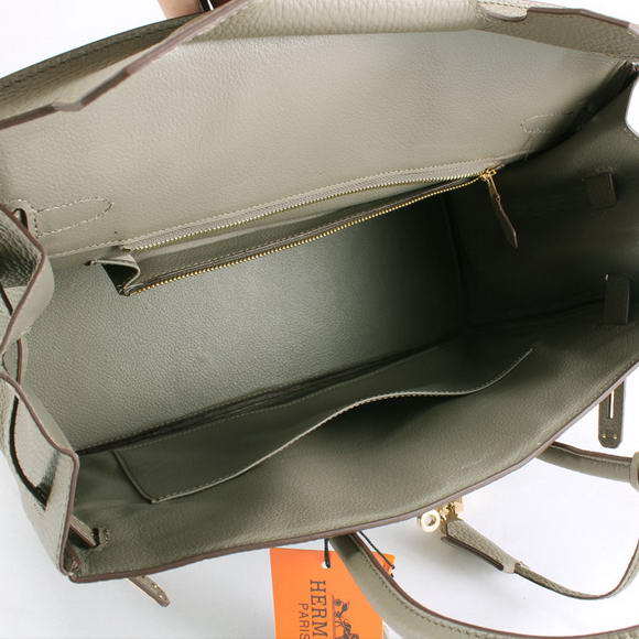 Hermes Birkin 35CM Togo Leather Handbag 6089 Dark Grey Golden Hermes Birkin 35CM Togo Leather Handbag 6089 Dark Grey Golden