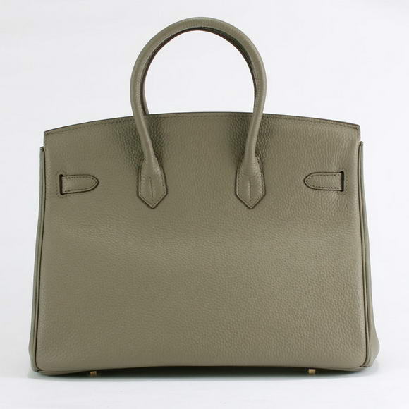 Hermes Birkin 35CM Togo Leather Handbag 6089 Dark Grey Golden Hermes Birkin 35CM Togo Leather Handbag 6089 Dark Grey Golden