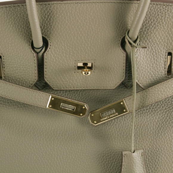 Hermes Birkin 35CM Togo Leather Handbag 6089 Dark Grey Golden Hermes Birkin 35CM Togo Leather Handbag 6089 Dark Grey Golden