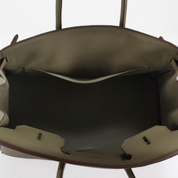 Hermes Birkin 35CM Togo Leather Handbag 6089 Dark Grey Silver Hermes Birkin 35CM Togo Leather Handbag 6089 Dark Grey Silver