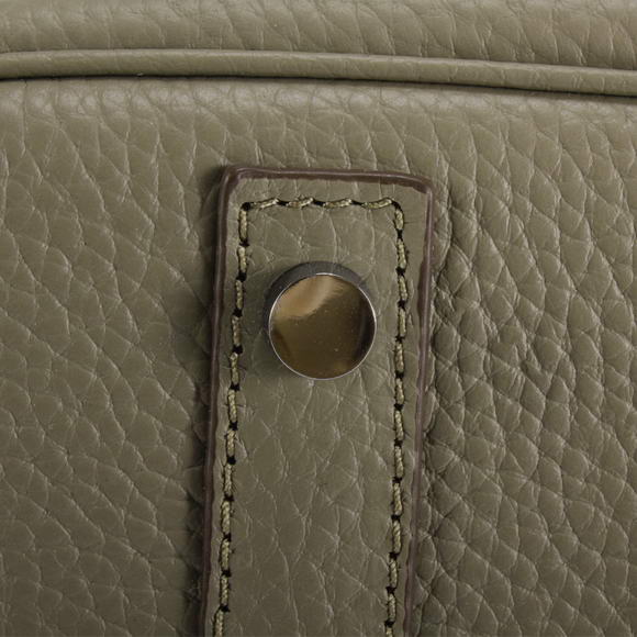 Hermes Birkin 35CM Togo Leather Handbag 6089 Dark Grey Silver Hermes Birkin 35CM Togo Leather Handbag 6089 Dark Grey Silver