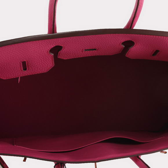 Hermes Birkin 35CM Togo Leather Handbag 6089 Rose Golden Hermes Birkin 35CM Togo Leather Handbag 6089 Rose Golden