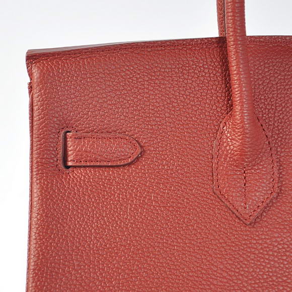 Hermes Birkin 35CM Tote Bags Smooth Togo Leather Bordeaux Silver Hermes Birkin 35CM Tote Bags Smooth Togo Leather Bordeaux Silver