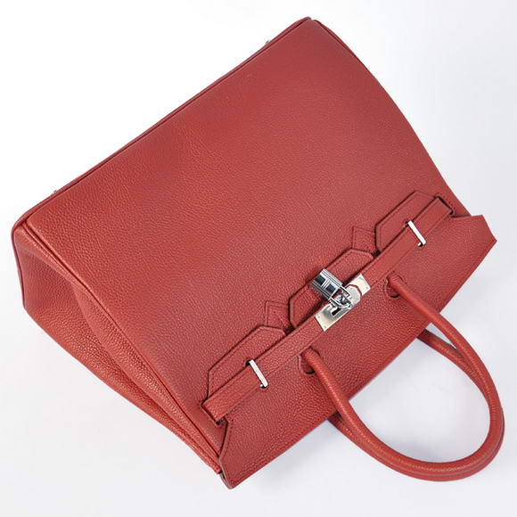 Hermes Birkin 35CM Tote Bags Smooth Togo Leather Bordeaux Silver Hermes Birkin 35CM Tote Bags Smooth Togo Leather Bordeaux Silver